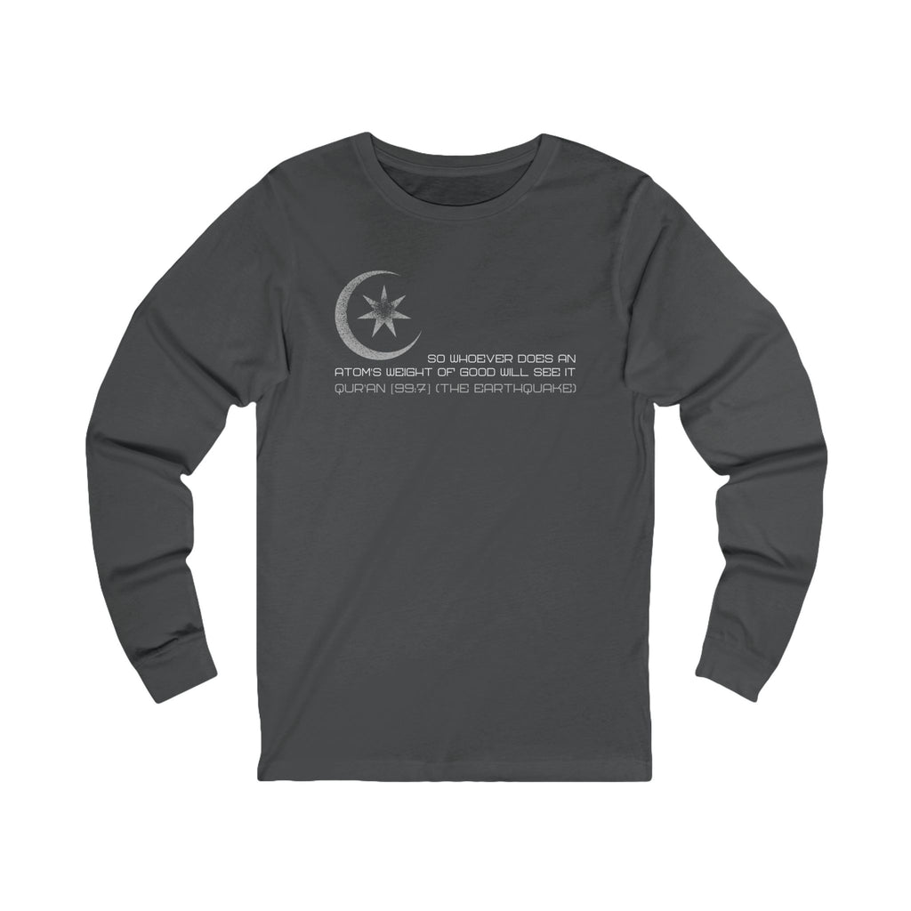 QUR'AN CH 99: EARTHQUAKE (LONG SLEEVE T-SHIRT)